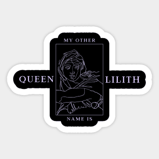 Queen Lilith Sticker